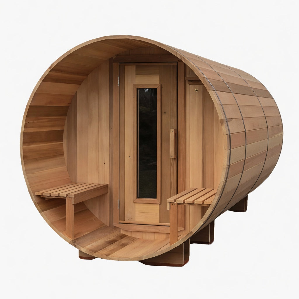 Wood-Fired Barrel Sauna