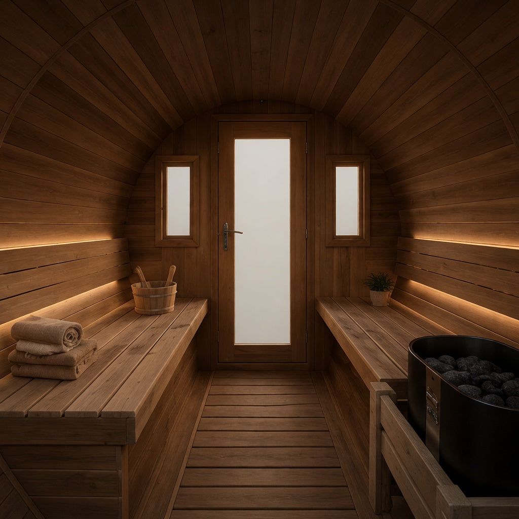 Wood-Fired Barrel Sauna